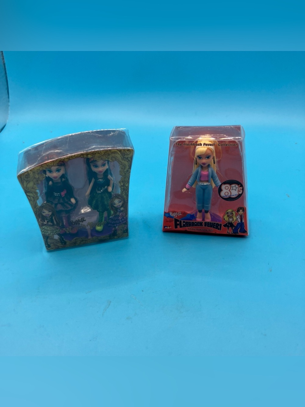 Bratz Wicked Twins Mini Doll Series 4 and mini Flashback Fever